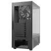 XPG Invader X Mini caixa de PC Midi Tower, ATX/Micro-ATX/Mini-ITX, vidro temperado, 5 ventoinhas ARGB de 120 mm, USB-C, sem fonte de alimentação, preta