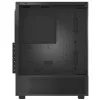 XPG Invader X Mini caixa de PC Midi Tower, ATX/Micro-ATX/Mini-ITX, vidro temperado, 5 ventoinhas ARGB de 120 mm, USB-C, sem fonte de alimentação, preta