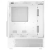 XPG Invader X Mini caixa de PC Midi Tower, ATX/Micro-ATX/Mini-ITX, painéis de vidro, 5 ventoinhas ARGB de 120 mm, USB-C, sem fonte de alimentação, branca