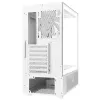 XPG Invader X Mini caixa de PC Midi Tower, ATX/Micro-ATX/Mini-ITX, painéis de vidro, 5 ventoinhas ARGB de 120 mm, USB-C, sem fonte de alimentação, branca