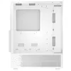 XPG Invader X Mini caixa de PC Midi Tower, ATX/Micro-ATX/Mini-ITX, painéis de vidro, 5 ventoinhas ARGB de 120 mm, USB-C, sem fonte de alimentação, branca