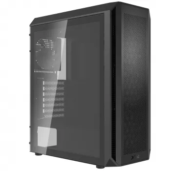 XPG VALOR AIR PLUS caixa MID-TOWER preta, Midi Tower, PC, preto, ATX, micro ATX, Mini-ITX, SPCC, 16 cm
