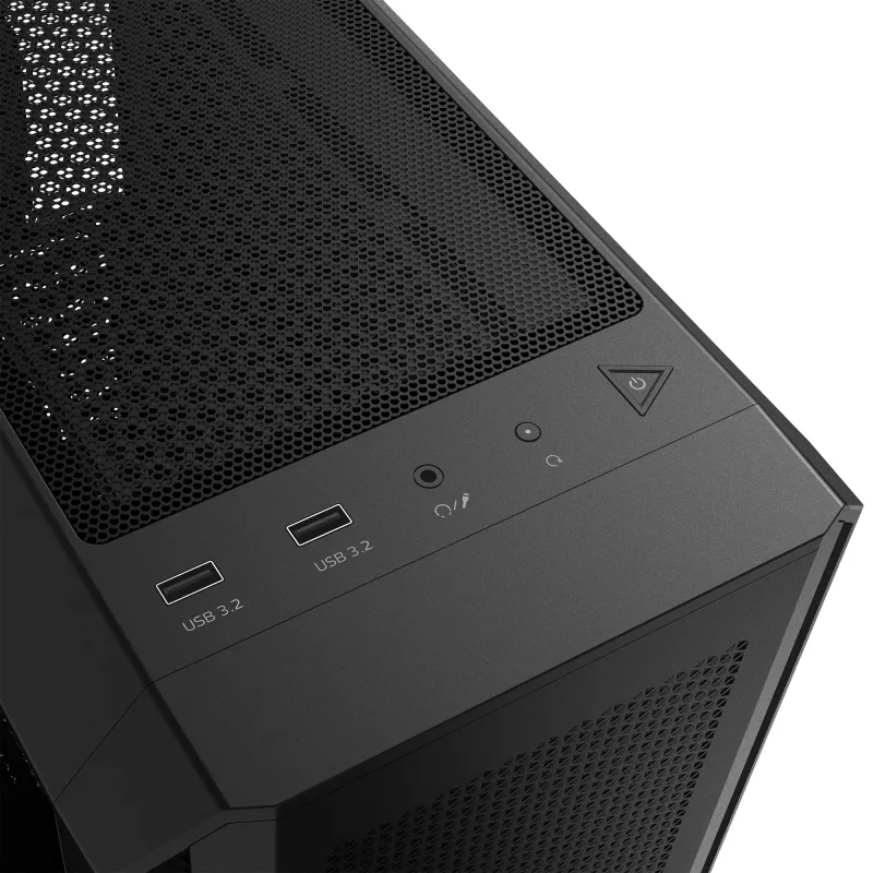 XPG VALOR AIR PLUS caixa MID-TOWER preta, Midi Tower, PC, preto, ATX, micro ATX, Mini-ITX, SPCC, 16 cm