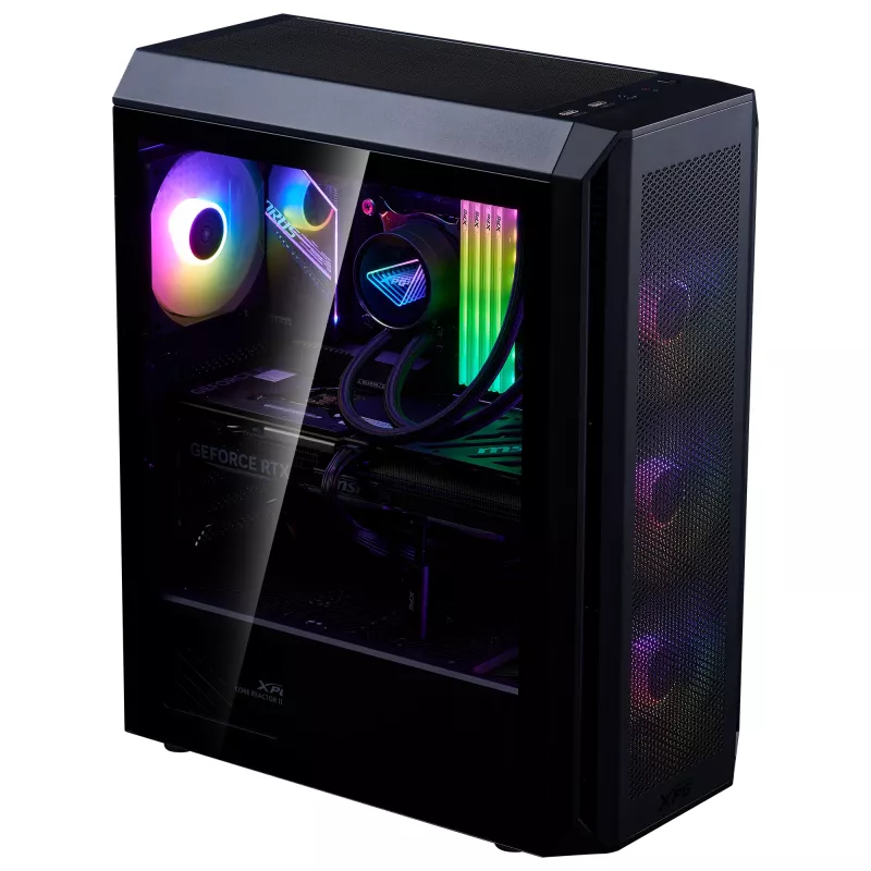 XPG VALOR AIR PLUS caixa MID-TOWER preta, Midi Tower, PC, preto, ATX, micro ATX, Mini-ITX, SPCC, 16 cm