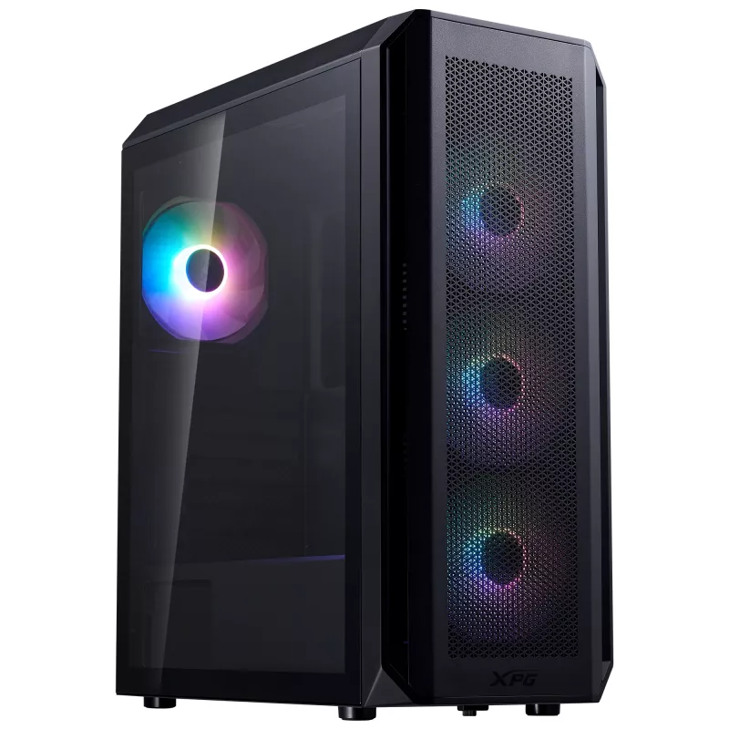 XPG VALOR AIR PLUS caixa MID-TOWER preta, Midi Tower, PC, preto, ATX, micro ATX, Mini-ITX, SPCC, 16 cm