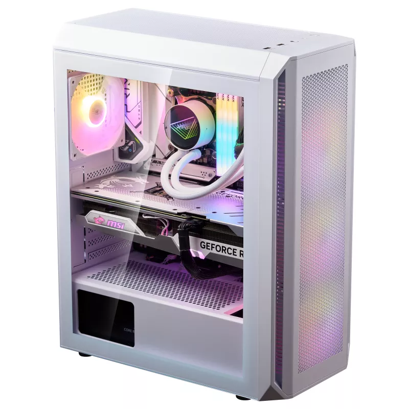 XPG VALOR AIR PLUS caixa MID-TOWER branca, Midi Tower, PC, branco, ATX, micro ATX, Mini-ITX, SPCC, 16 cm