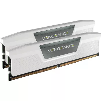 Memória CORSAIR 32GB (2x16GB) DDR5 DRAM 5200MT/s CL40 Kit de memória Vengeance - Branco
