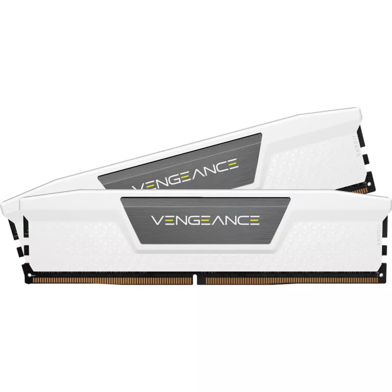 Memória CORSAIR 32GB (2x16GB) DDR5 DRAM 5200MT/s CL40 Kit de memória Vengeance - Branco