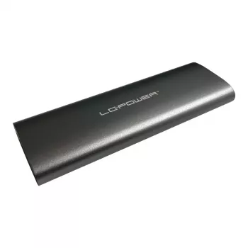 Caixa para SSD M.2 LC-POWER (NVMe e SATA), USB 3.2 Gen.2x1, Preto – LC-M2-C-MULTI-2