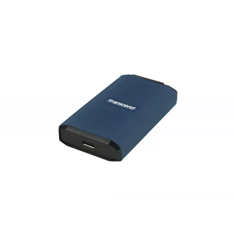 SSD TRANSCEND - Esd410c Unidade portátil - 1TB - USB Type C / A - Azul-escuro