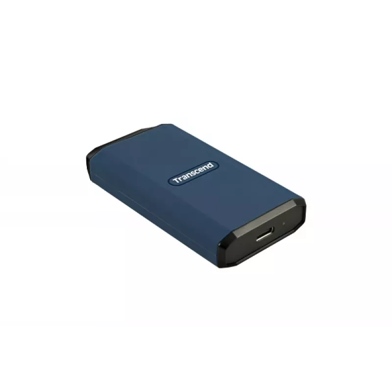 SSD TRANSCEND - Esd410c Unidade portátil - 1TB - USB Type C / A - Azul-escuro