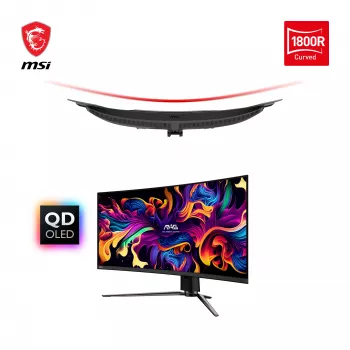 Monitor de computador MSI MAG 341CQPDE QD-OLED 86,4 cm (34 polegadas) 3440 x 1440 píxeis UltraWide Quad HD Preto