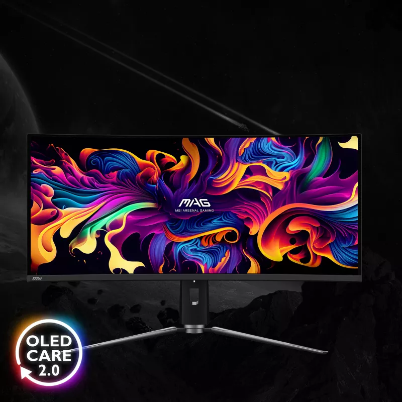 Monitor de computador MSI MAG 341CQPDE QD-OLED 86,4 cm (34 polegadas) 3440 x 1440 píxeis UltraWide Quad HD Preto