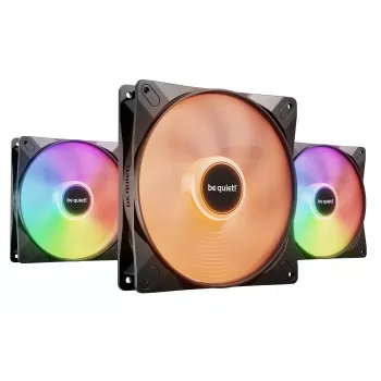 Ventoinha para caixa de computador be quiet LIGHT WINGS LX 140mm PWM 3-Pack Preto 14 cm 3 unid.