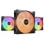 Ventoinha para caixa de computador be quiet LIGHT WINGS LX 140mm PWM 3-Pack Preto 14 cm 3 unid.