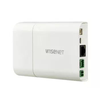 Hanwha XNB-6001 câmara de segurança IP tipo box, para interior, 2 MP, PoE, PTZ digital, marfim