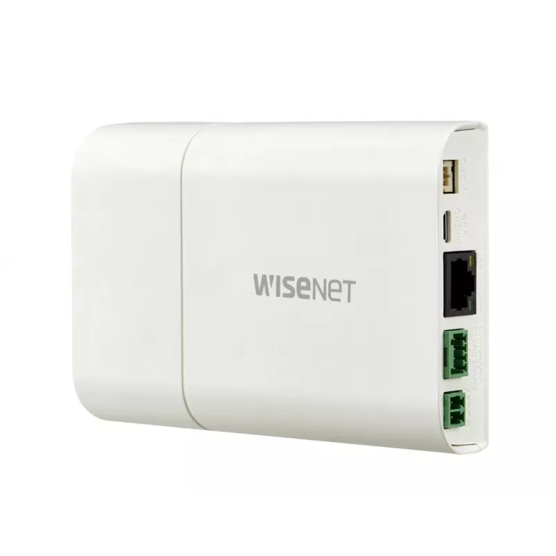 Hanwha XNB-6001 câmara de segurança IP tipo box, para interior, 2 MP, PoE, PTZ digital, marfim