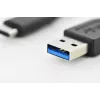 Cabo de ligação USB Type-C DIGITUS ASSMANN, tipo C para A M/M, 1m Super Speed preto