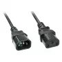 Cabo de extensão IEC Lindy 5m, preto, 5 m, conector fêmea C13, conector fêmea C14