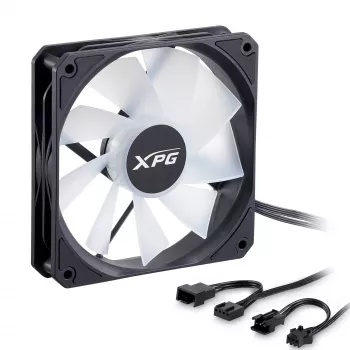 XPG VENTO R 120 ARGB PWM preto, ventoinha, 12 cm, 300 RPM, 1600 RPM, preto