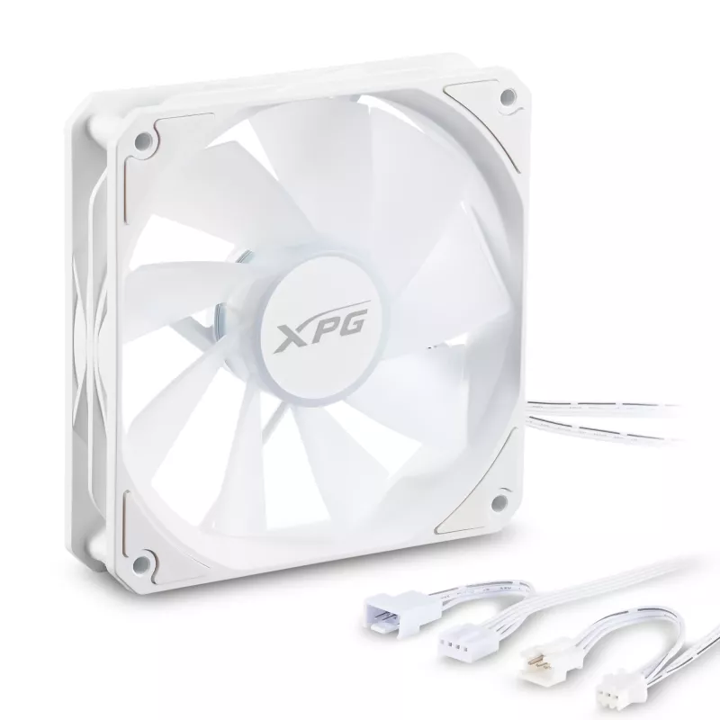 XPG VENTO R 120 ARGB PWM branco, ventoinha, 12 cm, 300 RPM, 1600 RPM, branco