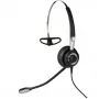 Jabra BIZ 2400 II Mono IP, 3-in-1, com fios, escritório/call center, 54 g, headset, preto, prateado