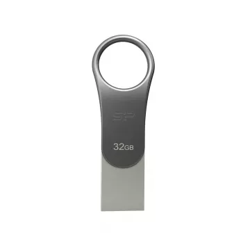 SILICON POWER Mobile C80 – 32 GB pen drive dual USB – Type-C / Type-A – cinzento