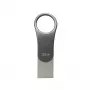 SILICON POWER Mobile C80 – 32 GB pen drive dual USB – Type-C / Type-A – cinzento