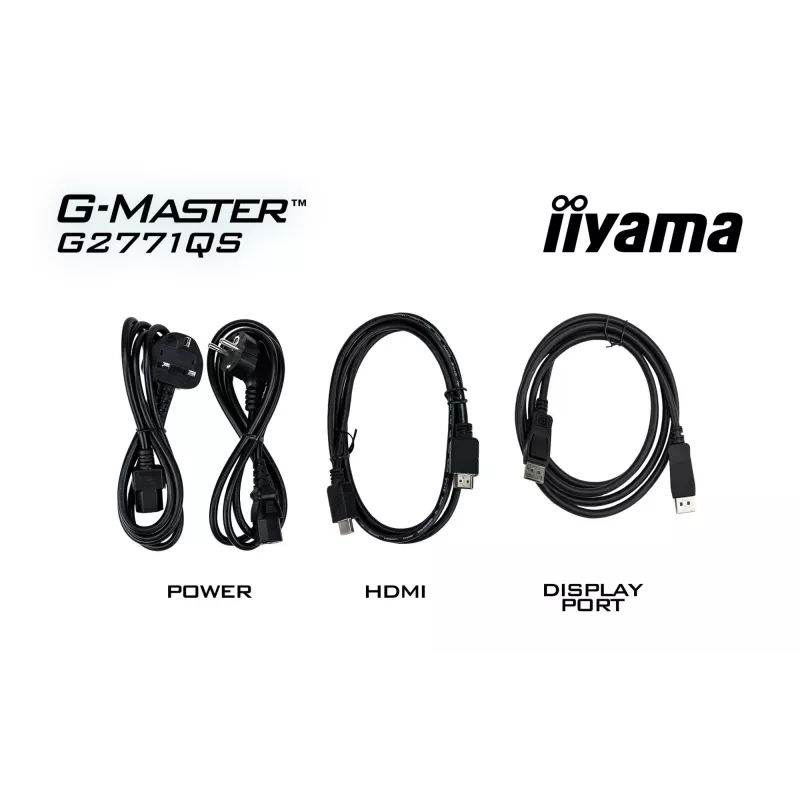 Monitor de computador iiyama G-MASTER G2771QS-B1 68,6 cm (27 polegadas) 2560 x 1440 píxeis Wide Quad HD preto