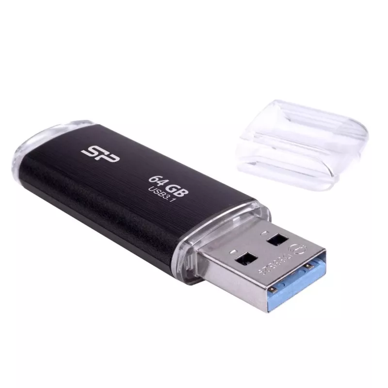 Pen drive SILICON POWER - 64GB Silicon Power USB3.2 B02 preto