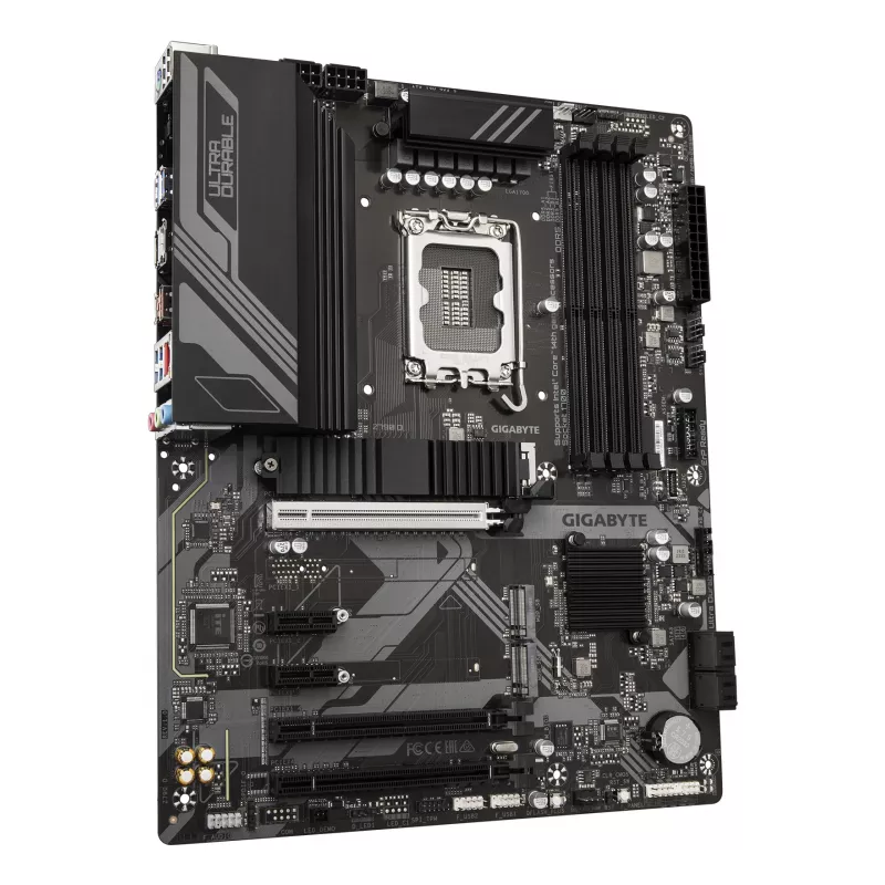 Placa-mãe GIGABYTE Z790 D - Compatível com CPUs Intel Core de 14.ª geração, VRM digital 12+1+1 fases, até 7600 MHz DDR5 (OC), 3x PCIe 4.0 M.2, LAN 2,5 GbE, USB 3.2 Gen 2