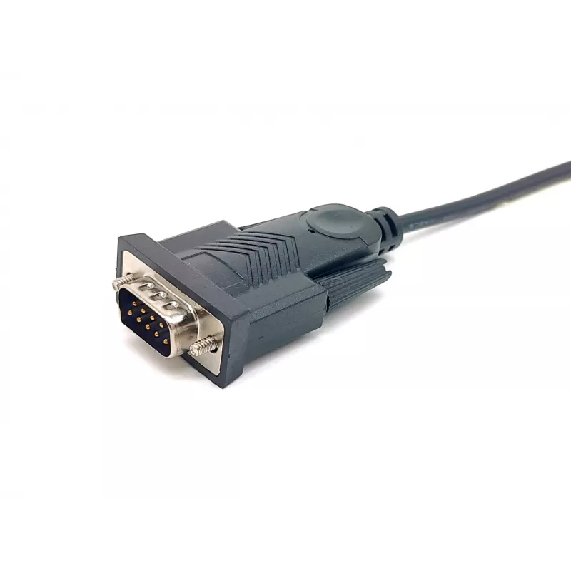 Cabo Equip USB-A para Série (DB9), M/M 1,5m, preto, 1,5 m, USB Type-A, DB-9, macho, macho