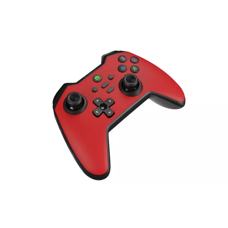 Comando de jogos Genesis Mangan 400 Red Bluetooth Analógico / Digital Android, MAC, Nintendo Switch, PC, iOS