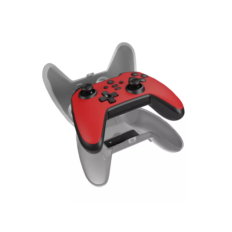 Comando de jogos Genesis Mangan 400 Red Bluetooth Analógico / Digital Android, MAC, Nintendo Switch, PC, iOS