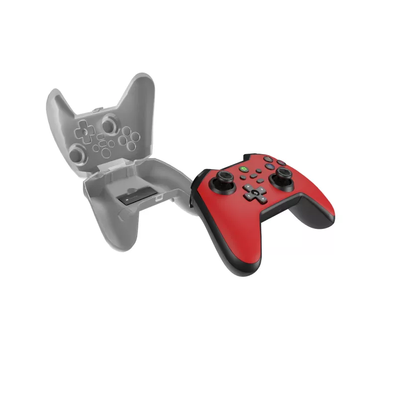 Comando de jogos Genesis Mangan 400 Red Bluetooth Analógico / Digital Android, MAC, Nintendo Switch, PC, iOS