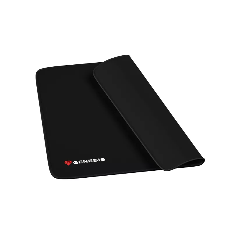 Tapete de rato Gaming Genesis Carbon 500 M Logo preto