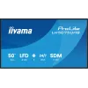 Ecrã de sinalização digital iiyama LH5075UHS-B2AG Ecrã plano de sinalização digital 125,7 cm (49,5 polegadas) LCD Wi-Fi 500 cd/m² 4K Ultra HD preto Processador integrado Android 24/7