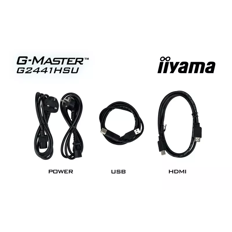 Monitor IIYAMA G2441HSU 23,8 polegadas IPS 1920x1080 144Hz 1ms MPRT, FreeSync, altifalantes, hub USB, VESA