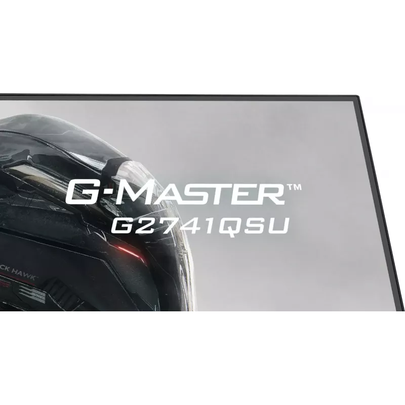 iiyama G-Master Black Hawk G2741QSU-B1 monitor gaming, 68,6 cm (27 polegadas) 2560 x 1440 WQHD IPS, 144 Hz, 1 ms MPRT, FreeSync, HDMI, DisplayPort, hub USB, preto