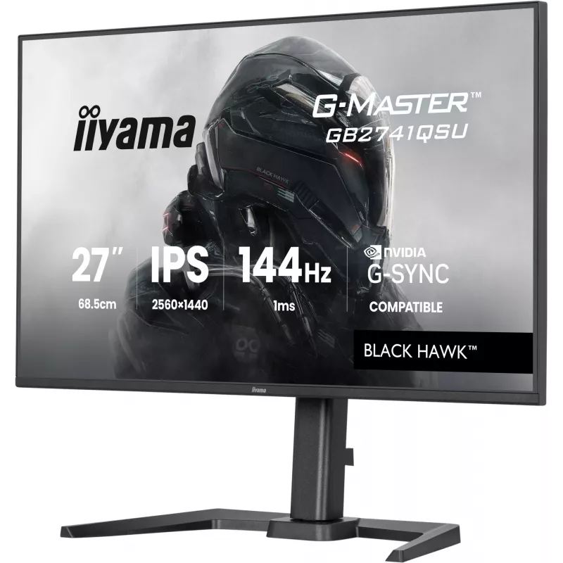 Monitor de computador iiyama G-MASTER GB2741QSU-B1 68,6 cm (27 polegadas) 2560 x 1440 píxeis 4K Ultra HD LED preto
