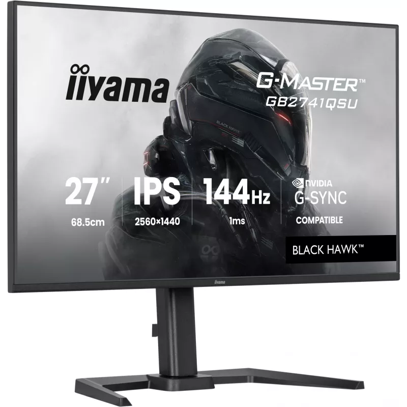 Monitor de computador iiyama G-MASTER GB2741QSU-B1 68,6 cm (27 polegadas) 2560 x 1440 píxeis 4K Ultra HD LED preto