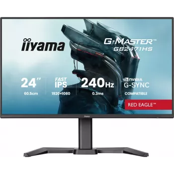 Monitor de computador iiyama G-MASTER GB2471HS-B1 60,5 cm (23,8 polegadas) 1920 x 1080 píxeis Full HD preto