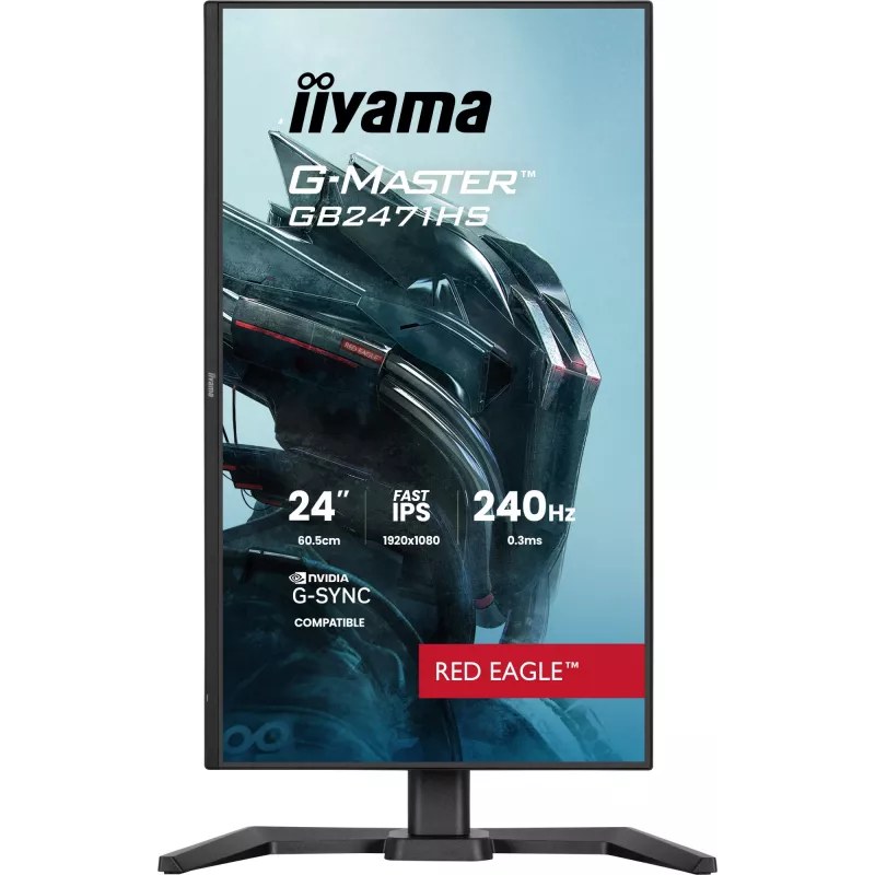 Monitor de computador iiyama G-MASTER GB2471HS-B1 60,5 cm (23,8 polegadas) 1920 x 1080 píxeis Full HD preto