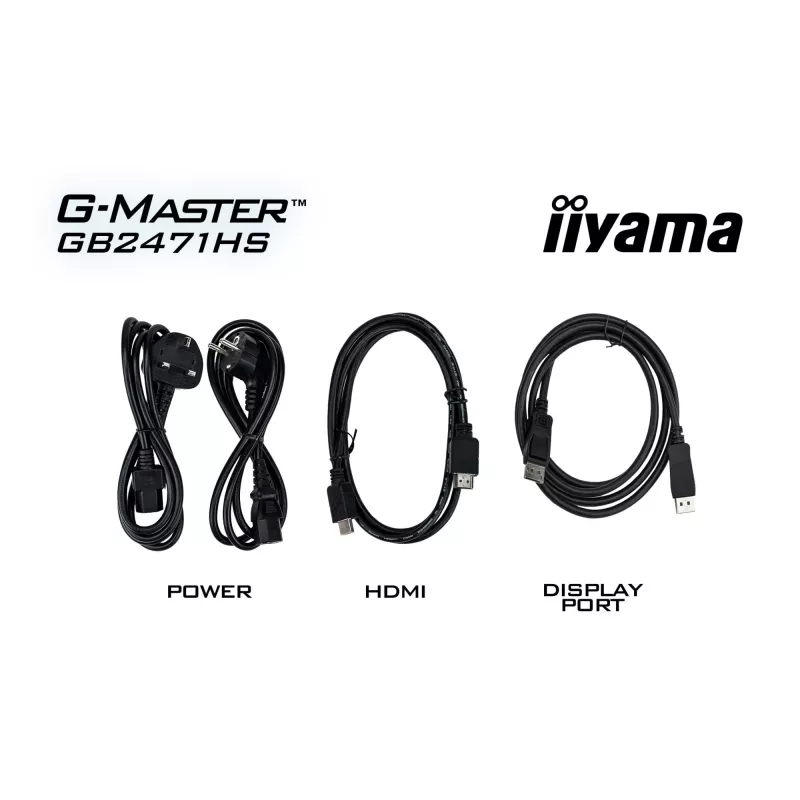 Monitor de computador iiyama G-MASTER GB2471HS-B1 60,5 cm (23,8 polegadas) 1920 x 1080 píxeis Full HD preto
