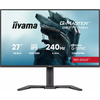 Monitor de computador iiyama G-MASTER GB2771HSU-B1 68,6 cm (27 polegadas) 1920 x 1080 píxeis Full HD preto