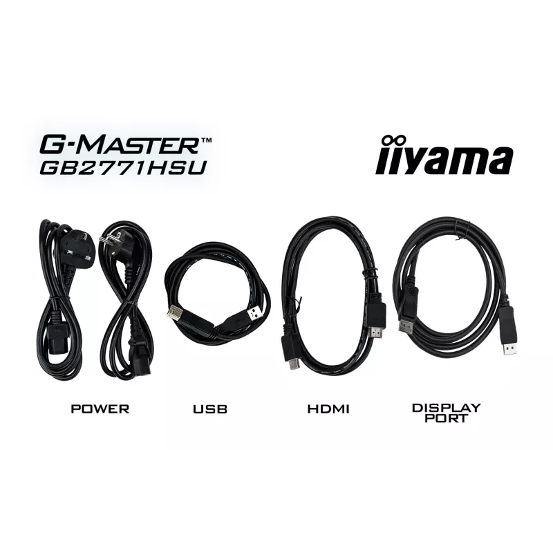 Monitor de computador iiyama G-MASTER GB2771HSU-B1 68,6 cm (27 polegadas) 1920 x 1080 píxeis Full HD preto