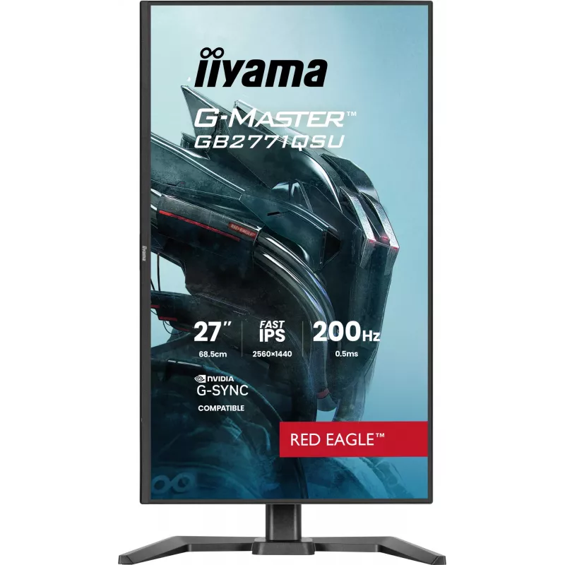 Monitor de computador iiyama G-MASTER GB2771QSU-B1 68,6 cm (27 polegadas) 2560 x 1440 píxeis Wide Quad HD preto