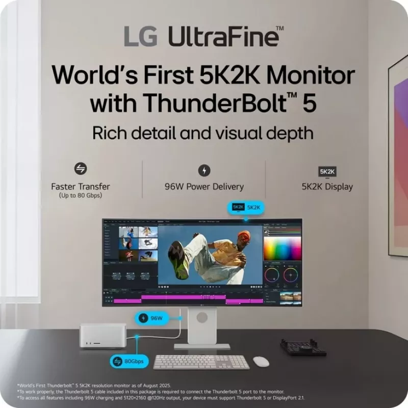LG 40U990A-W Monitor de computador 101,6 cm (40 polegadas) 5120 x 2160 píxeis WUHD preto
