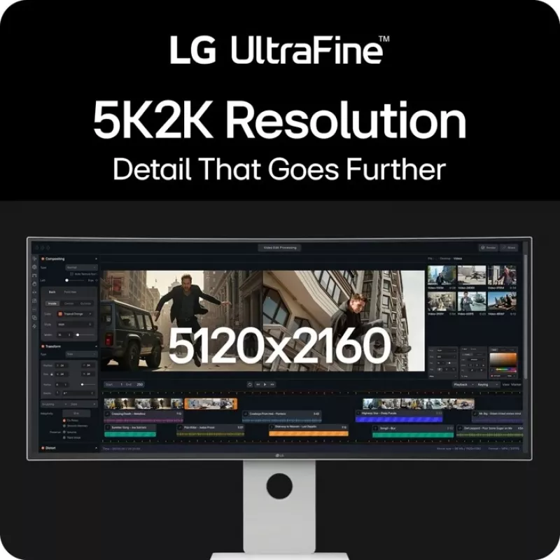 LG 40U990A-W Monitor de computador 101,6 cm (40 polegadas) 5120 x 2160 píxeis WUHD preto