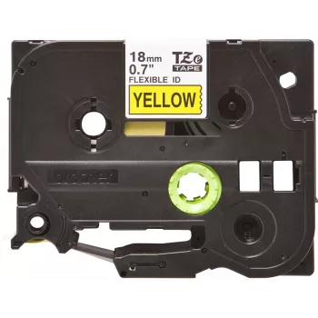 Brother TZE-FX641 Fita adesiva TZE-FX preto sobre amarelo TZ